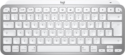 Клавіатура Logitech MX Keys Mini For Mac Minimalist Wireless Illuminated Pale Grey