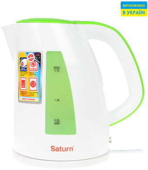 Электрочайник SATURN ST-EK8436U White/Lt.Green