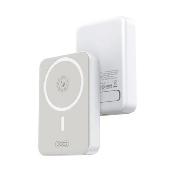 Power bank XO PR231 PD20W 10000 mAh с быстрой беспроводной зарядкой MagSafe и подставкой White