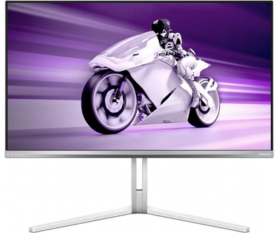 TFT 27" Philips 27M2N8500, QD-OLED, QHD, 360Hz, 0,3ms, 2xHDMI, DP, USB-hub, HAS, Pivot, колонки, біл