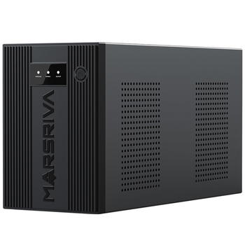 Источник бесперебойного питания Marsriva MR-UF3000 3000ВА 1800Вт Line-Interactive LED version 2xAC Outlets 4x12V/9Ah metal Black (MR-UF3000)