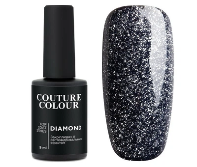 Топ для нігтів зі світловідбиваючим ефектом Diamond Top Coat Couture Colour 9 мл