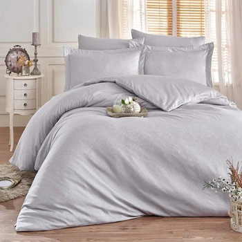 Постільна білизна MERISET PLATINUM DAMASK Сатин жакард Полуторна на резинці 560028-5