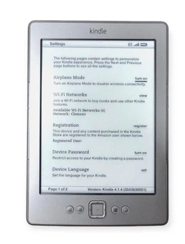 Електронна книга Amazon Kindle 5th GEN WI-FI Усі формати Grey Refurbished