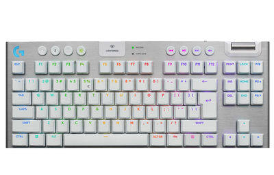 Клавiатура бездротова Logitech G915 X Lightspeed TKL Wireless Tactile White (920-012737) 29542