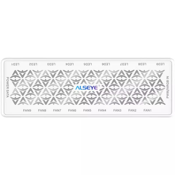 Хаб для кулеров ALSEYE A-Hub 9.0 White без пульта ARGB
