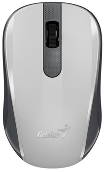 Миша Genius NX-8008S, Silent, WL, чорно-сірий (31030028403)