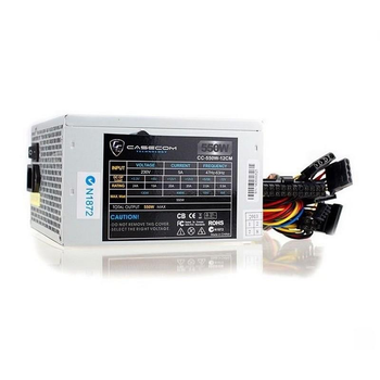 Блок питания CaseCom 550W 12Fan bulk серый (304416)