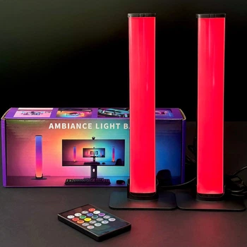 Светодиодные RGB панели 2шт с пультом 25см квадратные Черный