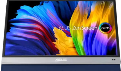 Монітор портативний Asus 13.3" ZenScreen MQ13AH mHDMI, 2xUSB-C, OLED, 1ms, DCI-P3 100%, HDR10, Cover (90LM07EV-B01170)