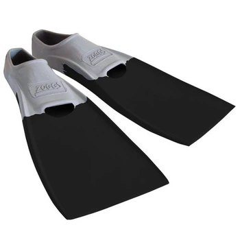Ласти для басейну чорні Zoggs Long Blade Rubber (465213.GYBK9) 43-44
