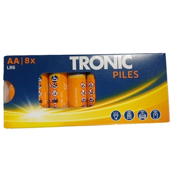 Лужні батарейки Tronic LR6 AA 1.5V 8 шт