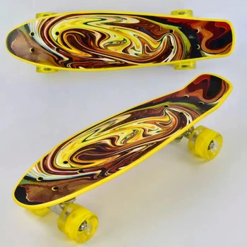 Скейт Пенни Борд P 13609 Best Board Со Светящимися Колесами, Доска 55 См
