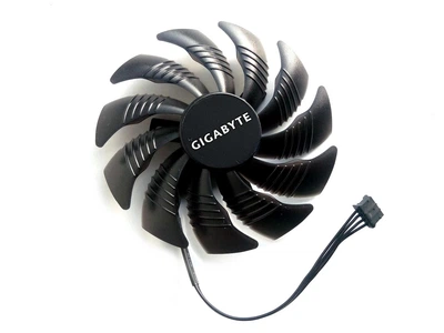 Вентилятор кулер для видеокарты Gigabyte GTX 1060 1070 mini itx 87 мм 4-pin T129215SU (PLD09210S12HH ) (№133.005)