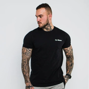 Футболка Basic чорна M - GymBeam