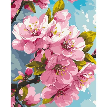 Картина за номерами "Цвіт сакури" Art Craft 13099-AC 40х50 см