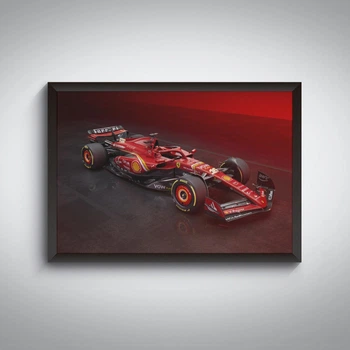Постер боліда Феррарі / Плакат Ferrari / Формула 1 / F1 / Ф1