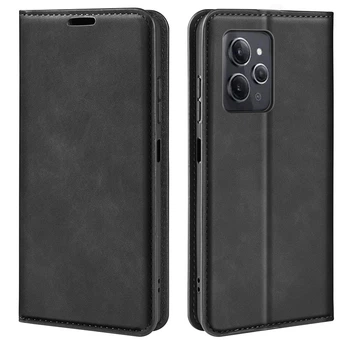 Чехол Taba Retro-Skin для Xiaomi Redmi 12 книжка кожа PU с визитницей черный