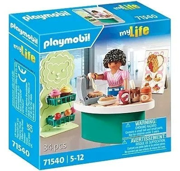 Ігровий набір із фігурками Playmobil My Life Стійка із солодощами 71540 (4008789715401)