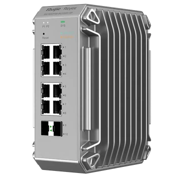 Комутатор промисловий для суворих умов експлуатації (Ruijie RG-NIS3100-8GT2SFP-HP) (1700560)