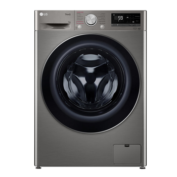 Стиральная машина LG фронтальная, 7кг, 1200, A+++, 48см, дисплей, пар, инвертор, серебристый (F2V5HS2PW)