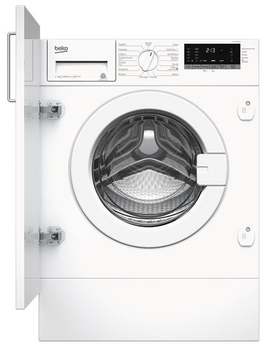 Стиральная машина Beko встраиваемая фронтальная, 7кг, 1200, A+++, 55см, дисплей, белый (WITC7612B0W)