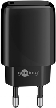 Зарядний пристрій для телефона Goobay 20 W USB-C PD Black (4040849538643)