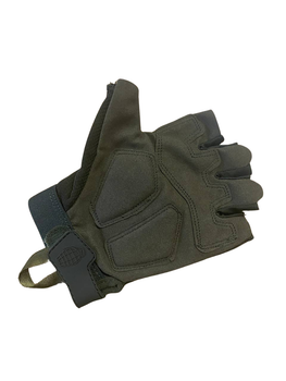 Рукавички тактичні KOMBAT UK Alpha Fingerless Tactical Gloves S оливковий