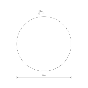 Светильник Ring Wood L 10282 3000K 640Lm Nowodvorski черный / золотой