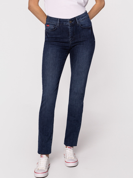 Jeansy slim fit damskie