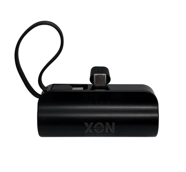 Портативная мини-батарея 5000 mAh XON PowerBank MiniCharge USB Type-C + USB Type-C (DC5CC 6730) Черная