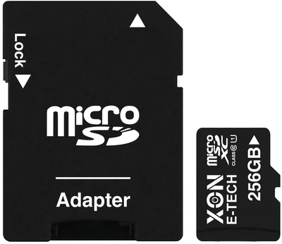Карта памяти XON microSDXC 128GB Class 30 UHS-I + SD adapter (MCSX3128BA)