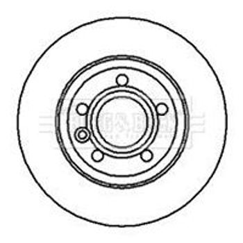 BBD4214 BORG & BECK - Диск гальмівний (2 шт) Borg & Beck (BBD4214)