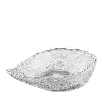 Салатник ARDESTO Leaf скло 16х21.5 см Прозорий (AR5009)