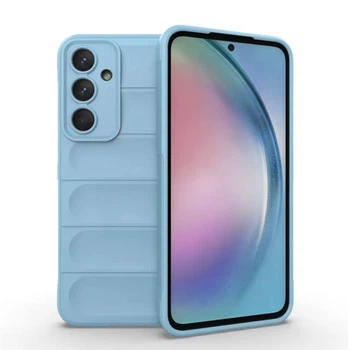 Силіконовий протиударний чохол для Samsung Galaxy S23 FE Блакитний