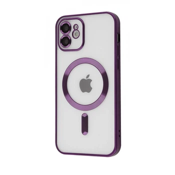 Чохол Metal Matte Case with MagSafe iPhone 14 Pro deep purple