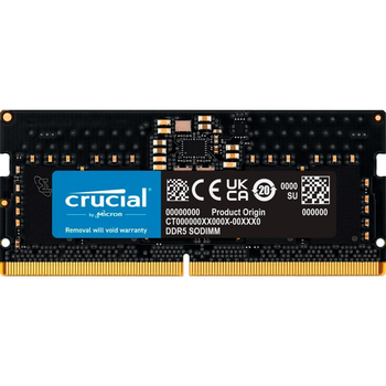 Модуль пам'яті Crucial DDR5 8GB 5200Mhz SODIMM CL42 (CT8G52C42S5)