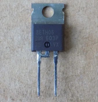 Диод 8ETH06 оригинал (600V,8A), TO220-2pin