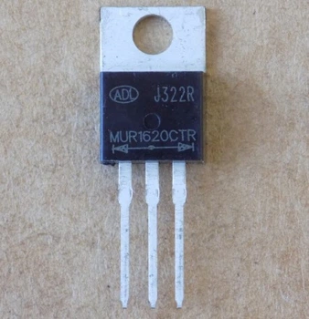 Диод MUR1620CTR оригинал , общий анод ( замена для MUR1620CA , MUR1620CTA , MOSPEC F12C20A ) TO220-3pin