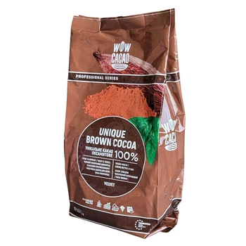 Какао-порошок алкализированный WOW CACAO Unique Brown 22-24% 1 кг
