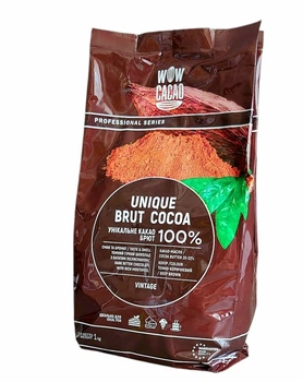 Какао-порошок алкализированный WOW CACAO Брют 20-22% 1 кг