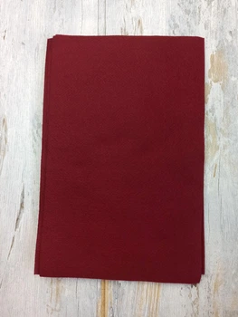 Фетр листовой Royal Felt Мягкий Марсала Лист А4 20 см х 30 см 1.3 мм Тайвань