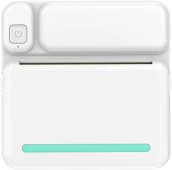 Карманный квадратный термопринтер C19 Bluetooth Blue