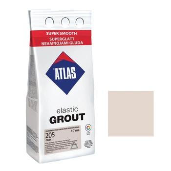 Фуга для плитки эластичная ATLAS ELASTIC GROUT 1-7 мм 205 кремовый 2 кг