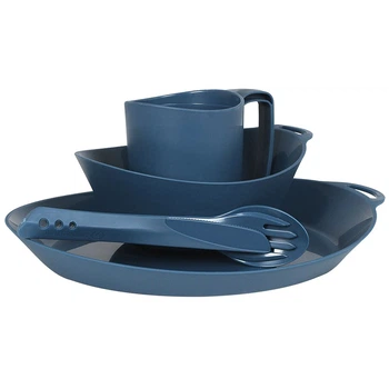 Набор Lifeventure Ellipse Camping Tableware Set navy (75803)