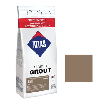 Фуга для плитки эластичная ATLAS ELASTIC GROUT 1-7 мм 120 тоффи 2 кг