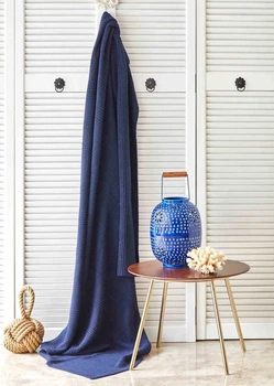 Плед Nautica Home 120107470 130х170 см Акрил + поліестер Синій