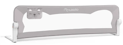 Захисний бар'єр для ліжка Nukido NK-224 180х42х35 см Сірий (722400 )