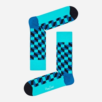 Носки женские высокие хлопковые Happy Socks 00-4064*40 192246 36-40 Зеленые (2200005083109)