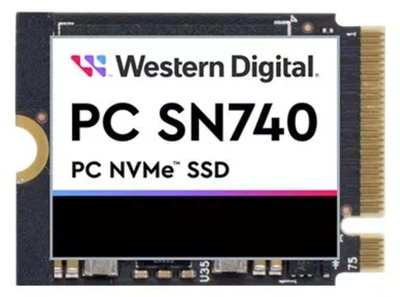 SSD накопитель Western Digital PC SN740 2Tb M.2 2230 PCIE Gen4 x4 NVME (SDDPTQD-2T00) OEM